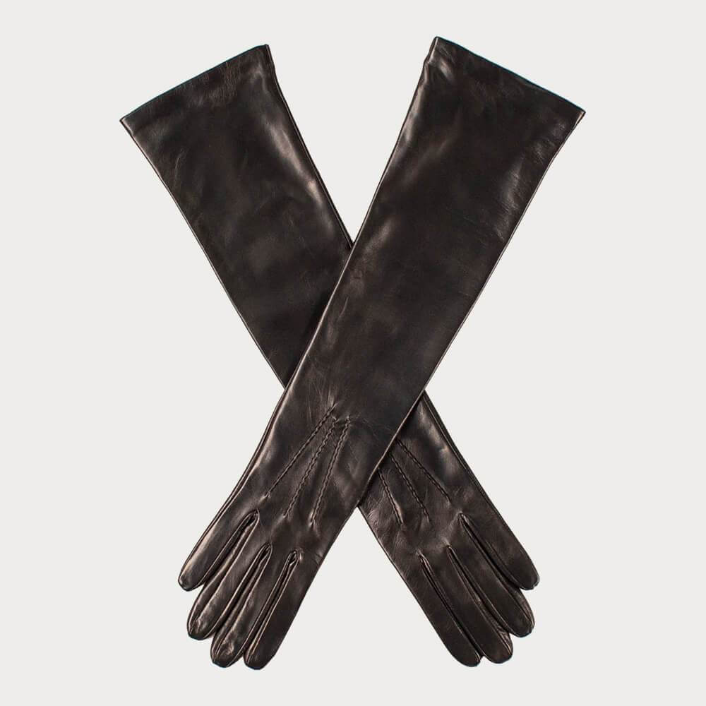01-11.jpg Leather Long Gloves - Image 1