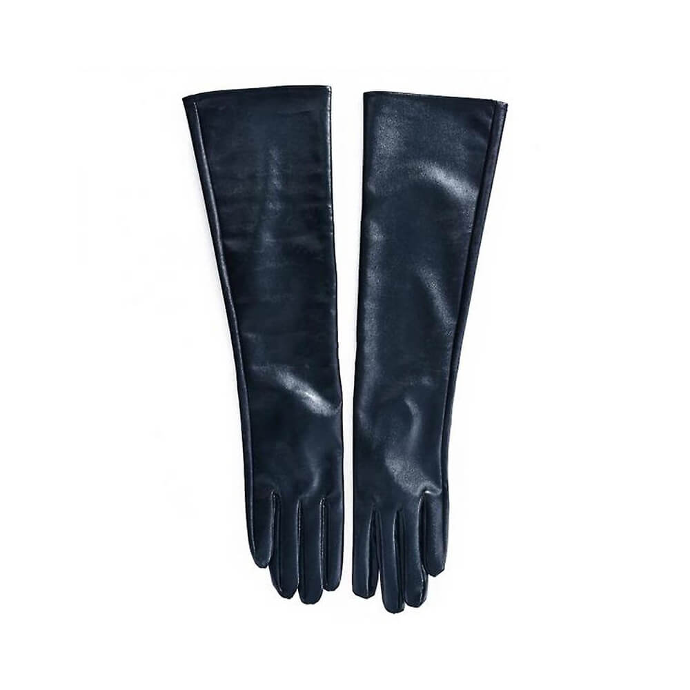 04-10.jpg Leather Long Gloves - Image 1