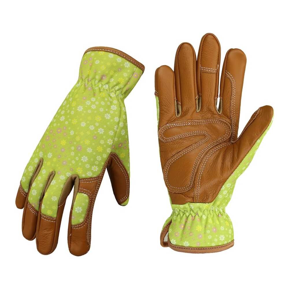 04-8.jpg Leather Gardening Gloves - Image 1